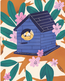 Print - Affiche 'Cabane à oiseaux' - Stefouchat