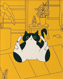 Print - Affiche 'Yoga félin' - Stefouchat