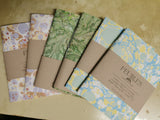 Feuilles reliure artisanale - Mini carnet Marbré 64 pages