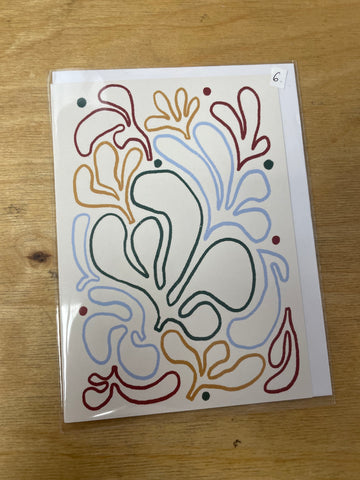 Carte de souhait Feuillage