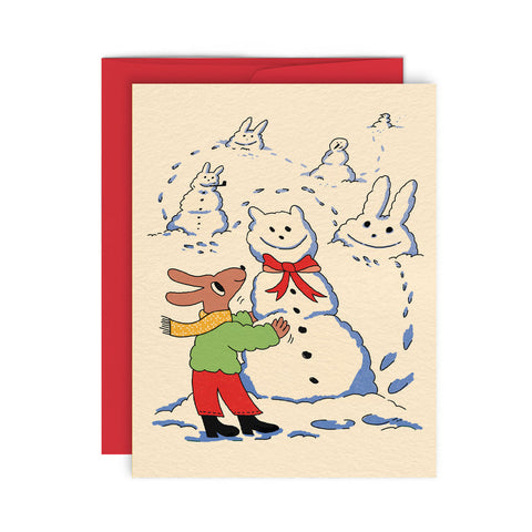 Carte JOIE D'HIVER GRANDE Paperole