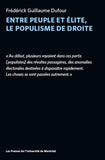 Entre peuple et élite, le populisme de droite