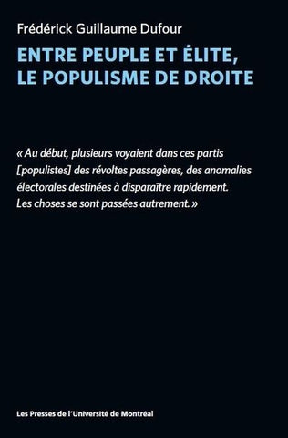 Entre peuple et élite, le populisme de droite